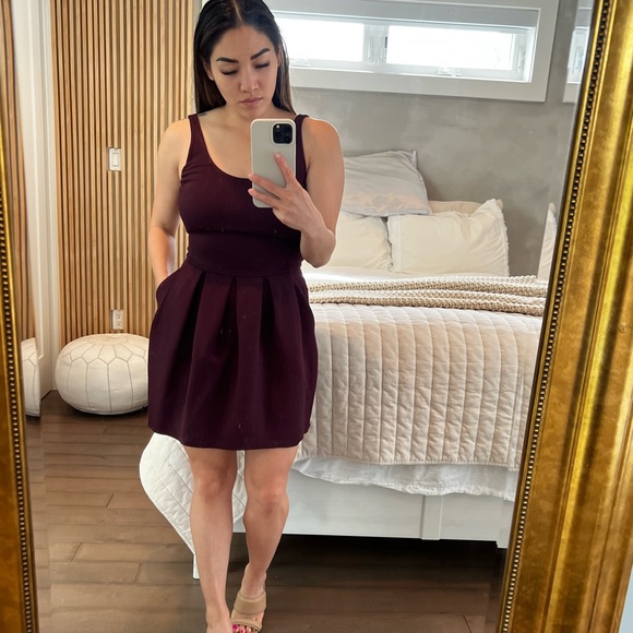 Wilfred plum sleeveless dress - Picture 3 of 4